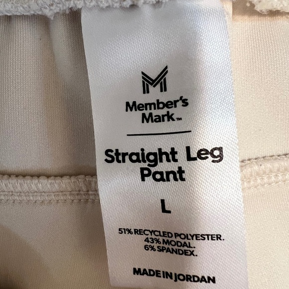 Cream casual pants Size Large - Picture 4 of 4
